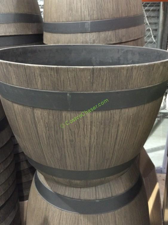 Wine Barrel Planter High Density Resin