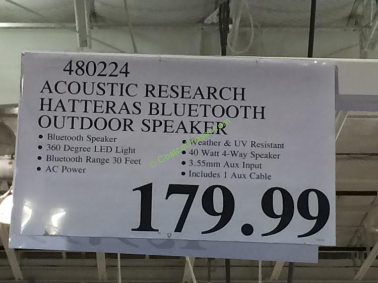 costco480224acousticresearchhatterasbluetoothoutdoorspeakertag