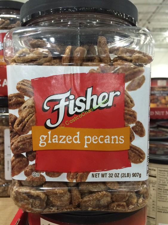 Fisher Glazed Pecans 2 Pound Jar