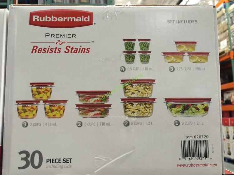 Rubbermaid 30PC Premier Food Storage Set CostcoChaser
