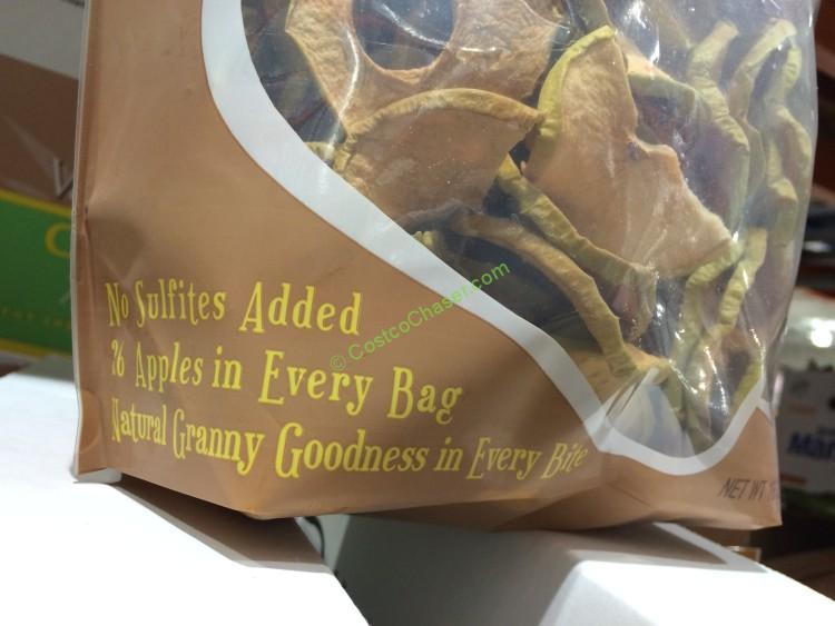 Vacaville Fruit Natural Dried Apples 16 Ounce Bag CostcoChaser