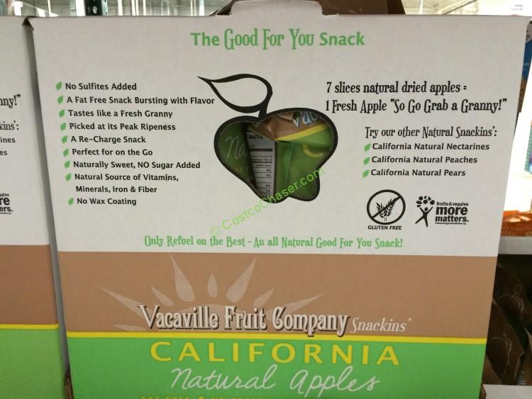 Vacaville Fruit Natural Dried Apples 16 Ounce Bag CostcoChaser