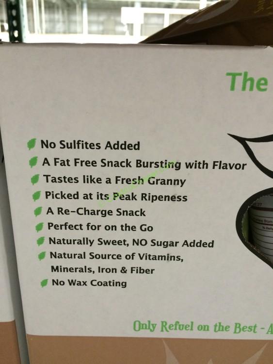 Vacaville Fruit Natural Dried Apples 16 Ounce Bag CostcoChaser