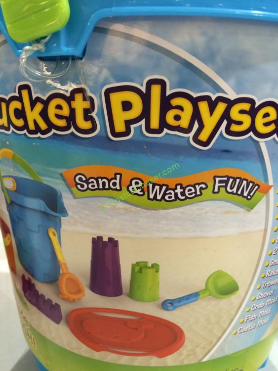 14PC Bucket Playset Sand and Water Fun CostcoChaser