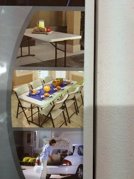 Lifetime 6’ Fold in Half Table 80264 CostcoChaser