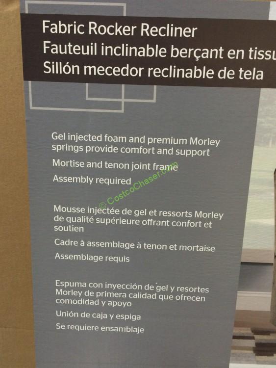 costco-727837-franklin-fabric-recliner-spec