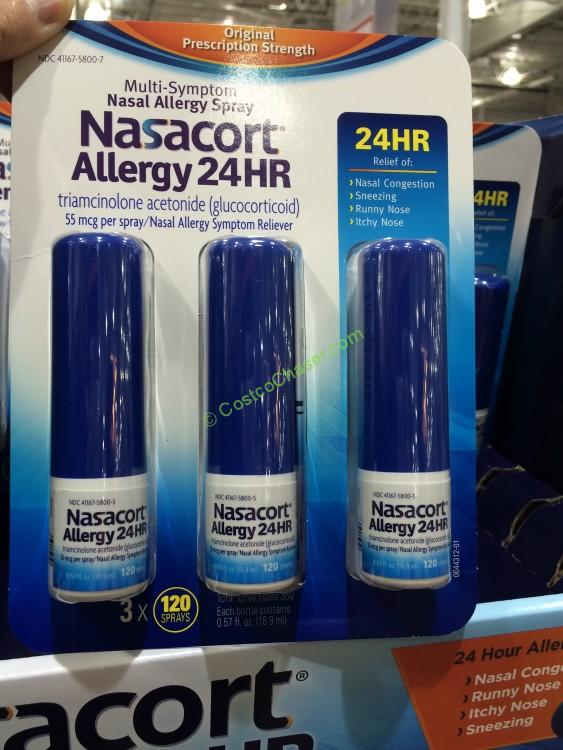 Nasacort Allergy 24 HR 3 X 120 Sprays