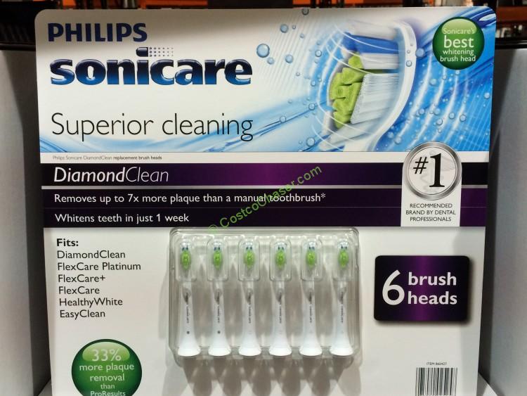 Philips Sonicare DiamondClean Standard Brush Heads 6-pack