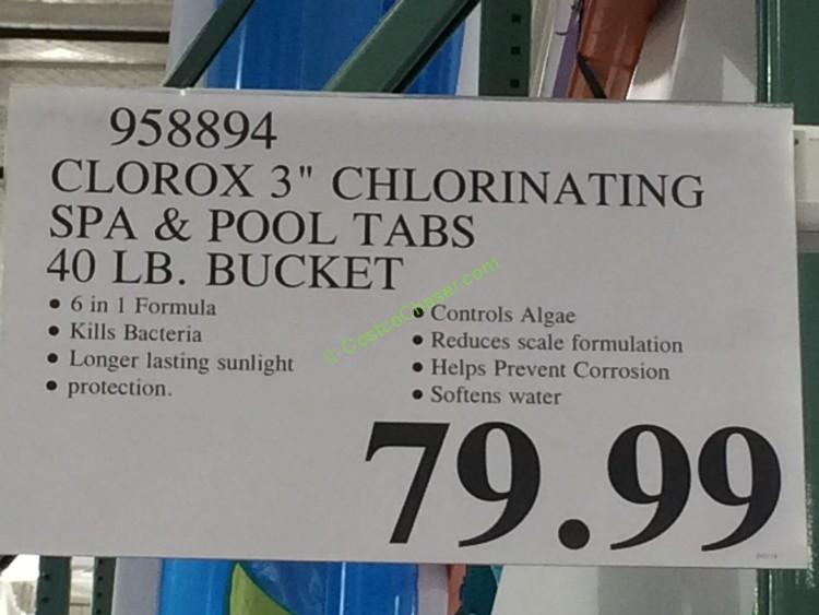 costco958894clorox3chlorinatingspapooltabstag CostcoChaser