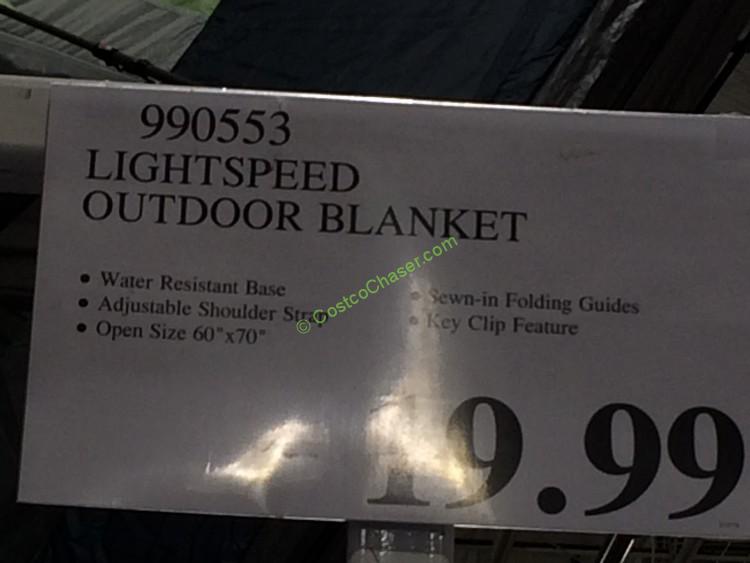 costco990553lightspeedoutdoorblankettag CostcoChaser