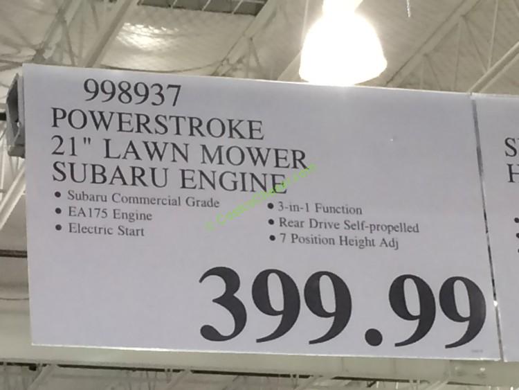 Powerstroke 21” Lawn Mower Subaru Engine CostcoChaser