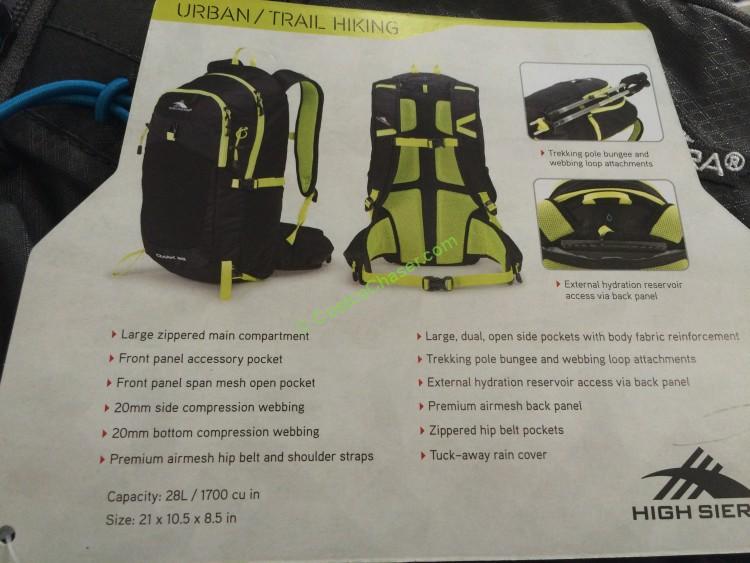 costco1017130highsierra28lomakhikingpackspec CostcoChaser