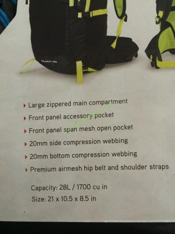 costco1017130highsierra28lomakhikingpackspec1 CostcoChaser