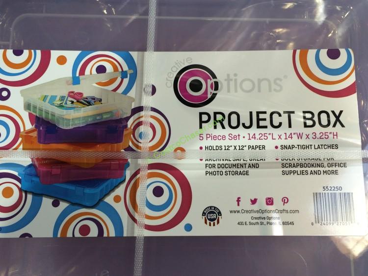 Creative Options Project Boxes 5 Pack CostcoChaser