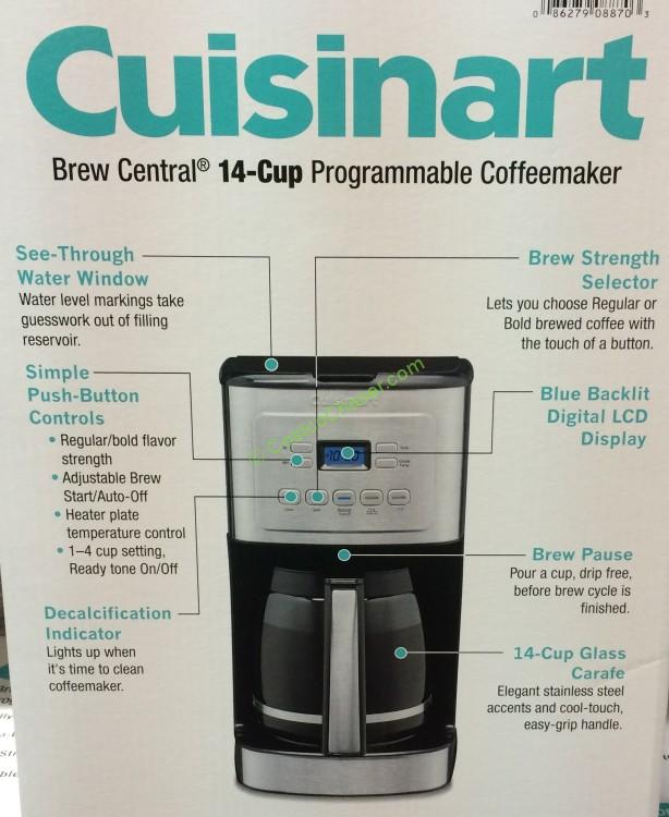 costco565000cuisinartbrewcentral14cupcoffeemakerback CostcoChaser