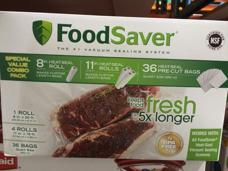 FoodSaver Clear Heat Seal Rolls & Precut Bags