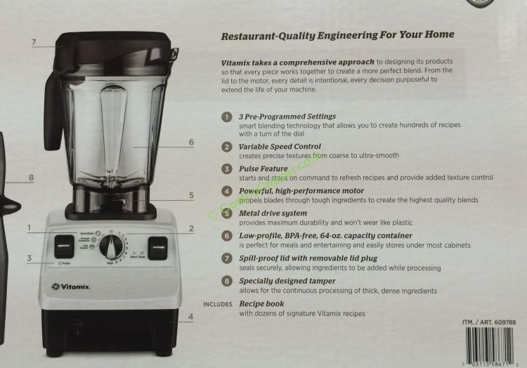 Vitamix 6500 Package, CSeries ,Model VM0102D CostcoChaser