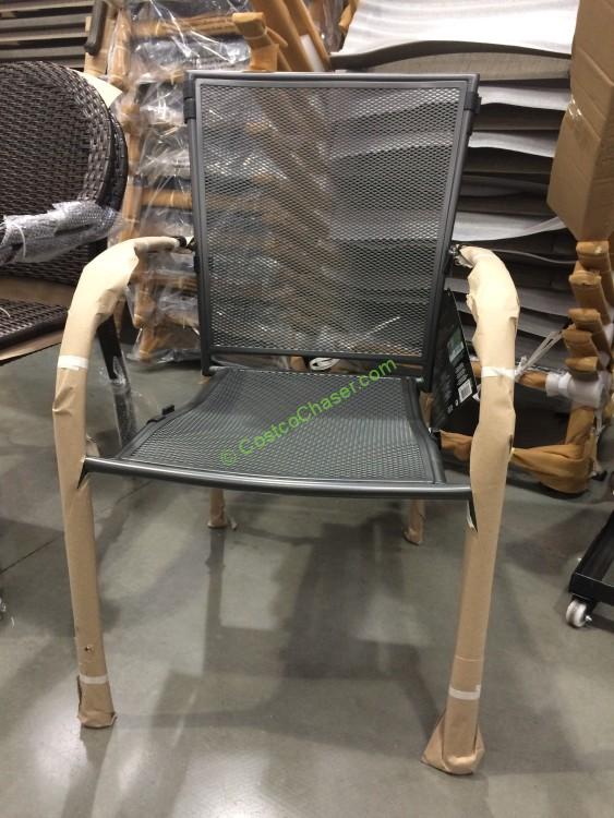 Sunvilla Micro Mesh Commercial Bistro, Stackable Patio Chairs Costco