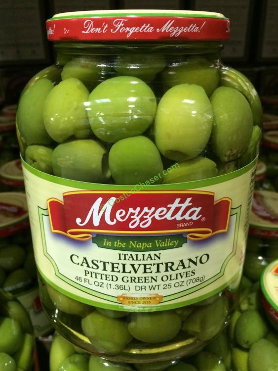 Mezzetta Italian Castelvetrano Pitted Green Olive 46 Ounce Jar