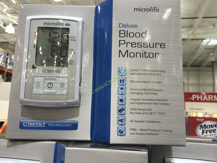 Microlife Deluxe Arm Blood Pressure Monitor Model# BP3GX1-5A