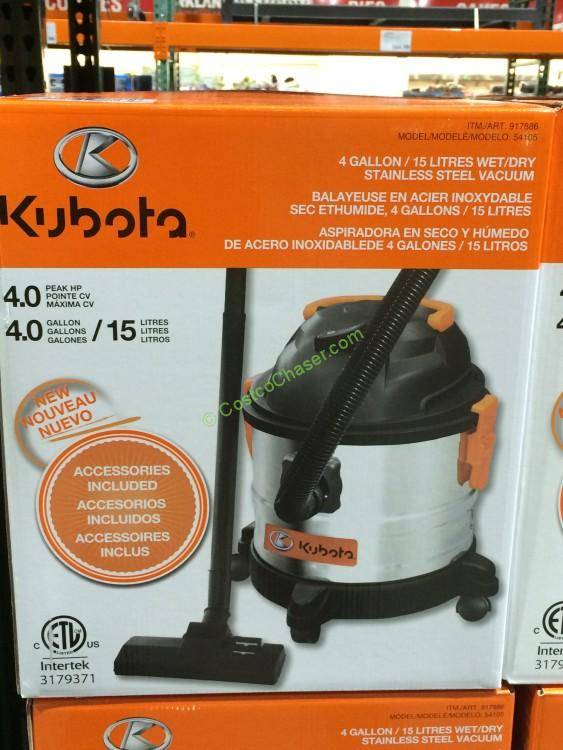 Kubota Wet/Dry Vacuum 4 Gallons