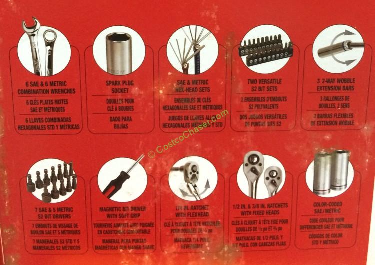 Kirkland Signature 159piece Mechanics Tool Set CostcoChaser