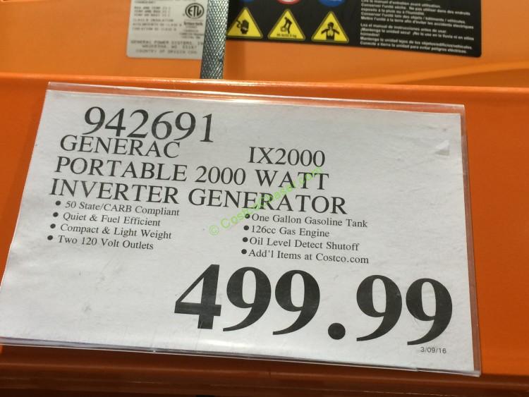 costco942691generacportable2000wattinvertergeneratortag