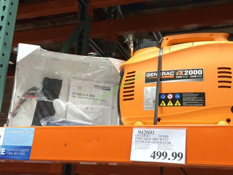 costco942691generacportable2000wattinvertergenerator1 CostcoChaser