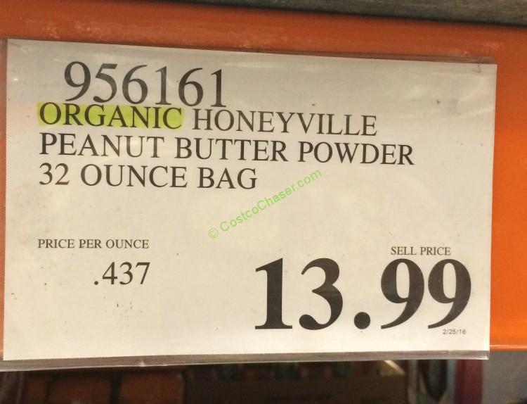 Organic Honeyville Peanut Butter Powder 32 Ounce Bag CostcoChaser