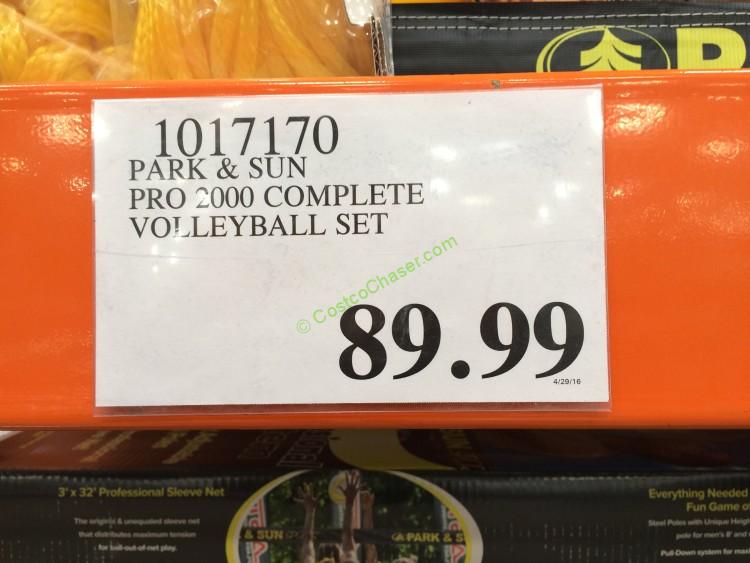 Park & Sun Pro 2000 Complete Volleyball Set CostcoChaser