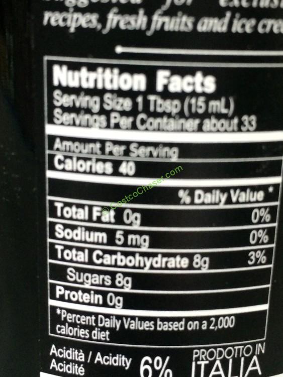 costco1018847redorobalsamicvinegarchart CostcoChaser