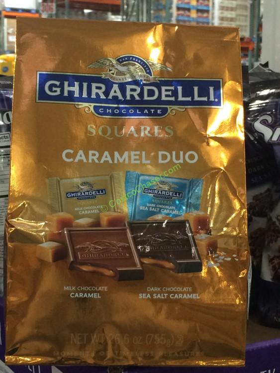 Ghiradelli Chocolate Caramel DUO Squares 26.2 Ounce Bag