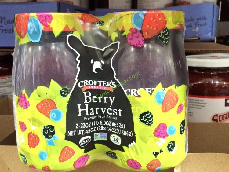 Crofters Foods Organic Berry Spread 2/23 Ounce Jars