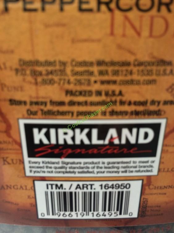 Kirkland Signature Tellicherry Peppercorn 14.1 Ounce Container