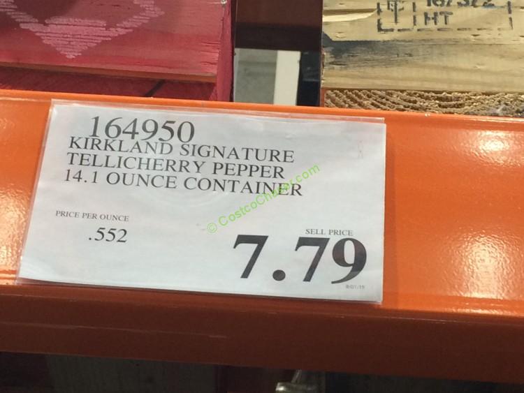Kirkland Signature Tellicherry Peppercorn 14.1 Ounce Container