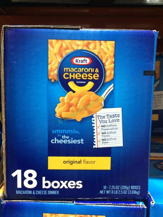 Kraft Macaroni & Cheese 18/7.25 Ounce Boxes CostcoChaser