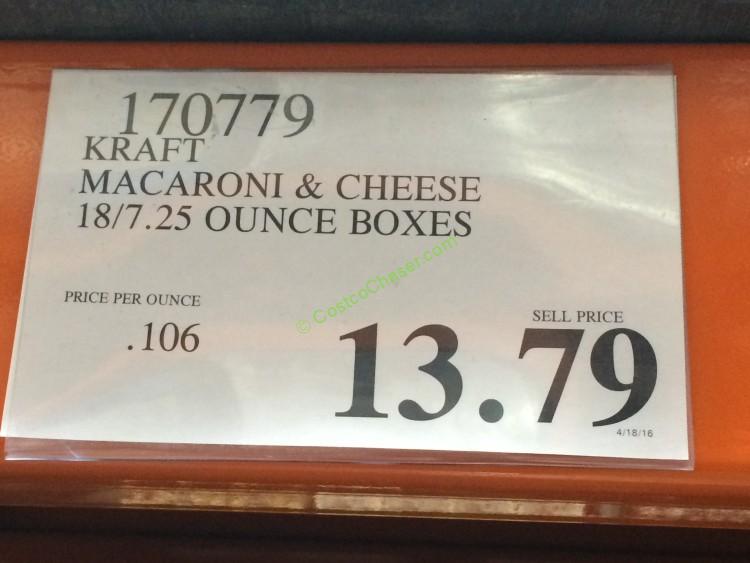 costco170779kraftmacaronicheesetag CostcoChaser