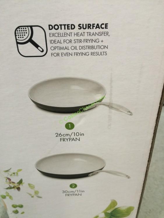 GreenPan 2PK Ceramic NonStick Skillets CostcoChaser