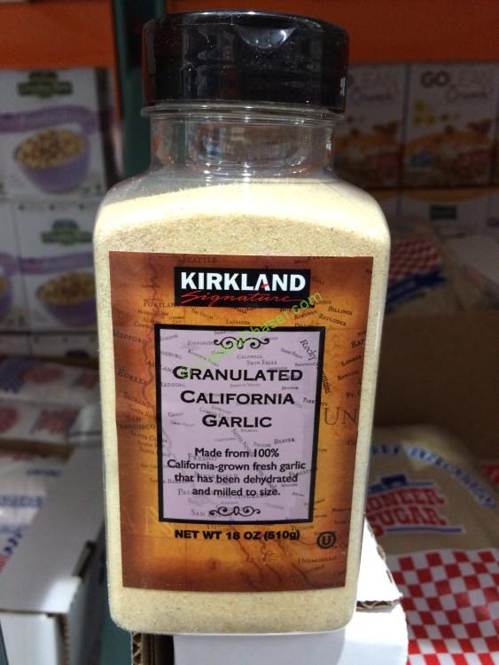 Kirkland Signature Granulated California Garlic 18 Ounce