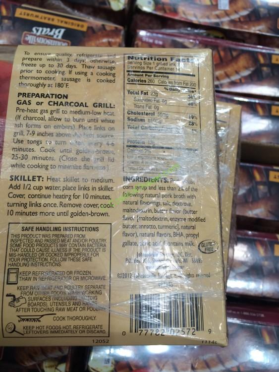 costco497865johnsonvilleoriginalbratwurstchart2 CostcoChaser