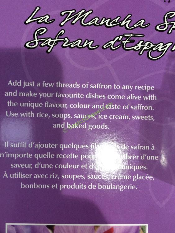 Kirkland Signature LA Mancha Saffron 1 Gram Jar CostcoChaser