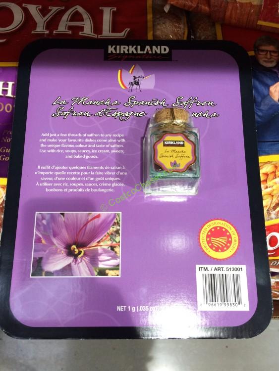 Kirkland Signature LA Mancha Saffron 1 Gram Jar