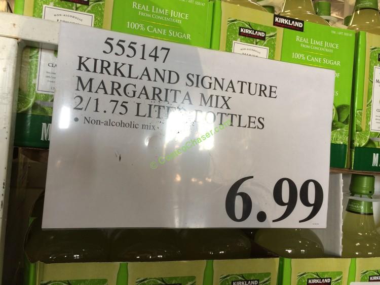 Kirkland Signature Margarita Mix 2/1.75 Liter Bottles CostcoChaser