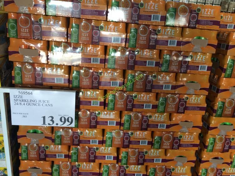 Izze Sparkling Juice 24/8.4 Ounce Cans CostcoChaser