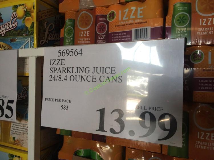Izze Sparkling Juice 24/8.4 Ounce Cans CostcoChaser