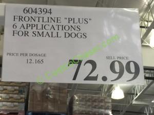 costco frontline plus dogs