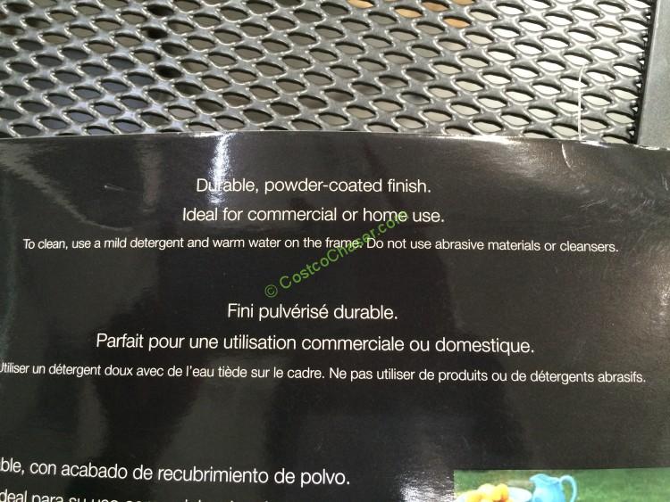 Sunvilla Micro Mesh Commercial Bistro Table CostcoChaser