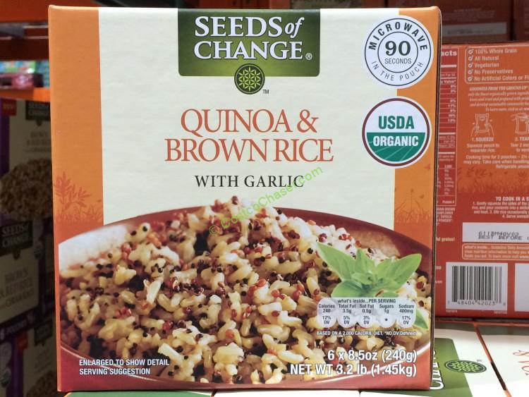 Seeds of Change Organic Quinoa and Brown Rice 6/8.5 Ounce Pouches