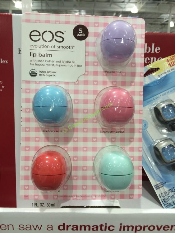 EOS Organic Lip Balm 5 Count Variety Pack