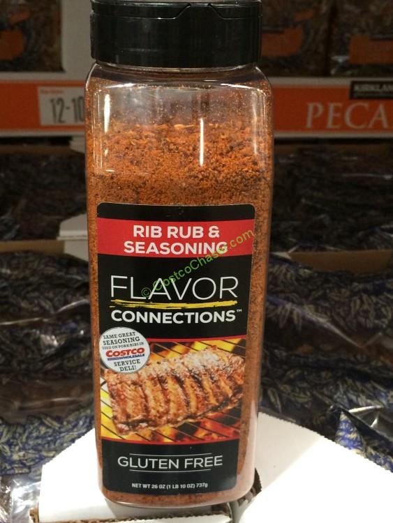 Flavor connections Rib Rub & Seasoning 26 Ounce Container